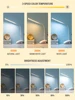 LED Double-headed Reading Table Lamp with Clip Touch Control Dimmable Light Eye Protection for Bedroom Dormitory Study Office 2