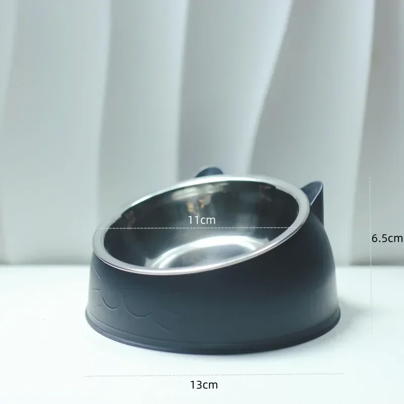 Title 3, 100ML Cat Dog Bowl 15 Degrees Raised Non Slip P...