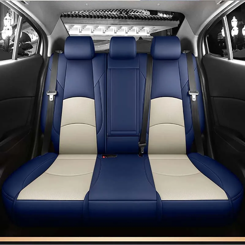 

Rear Row Special Custom Car Seat Covers with Genuine Leather for Rear Row with Durable Quality Material Car Accessories
