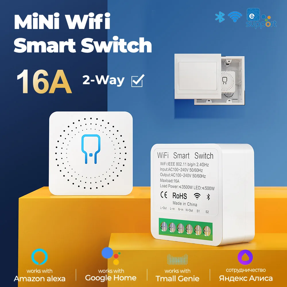 Smart Home WiFi Relay Module for Voice-Controlled Automation