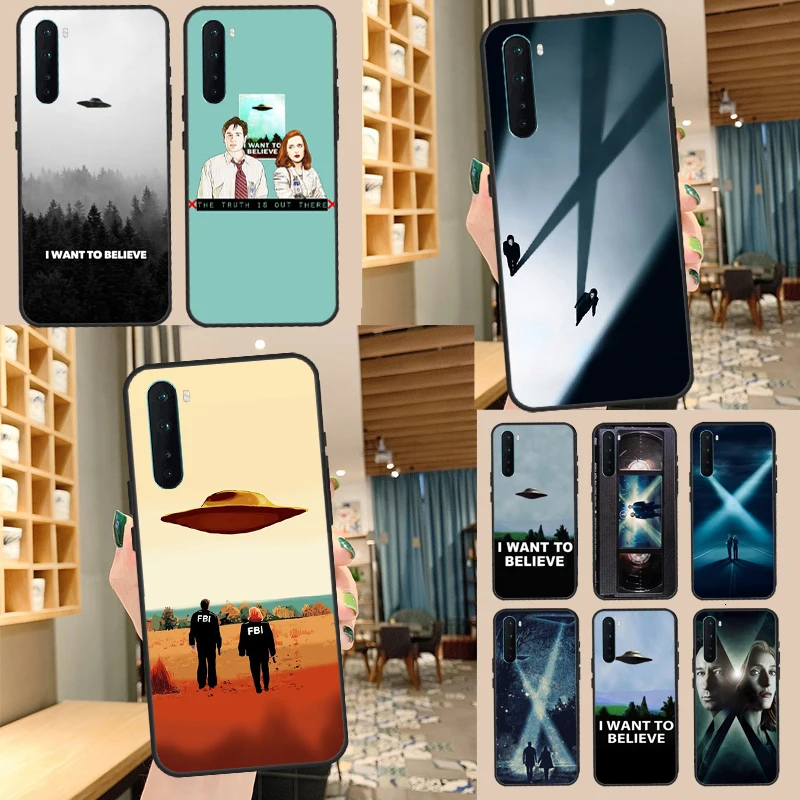 The X Files I Want To Believe Case Per Oneplus 10 Pro 9 Pro 8T 10T Ace 9R 9Rt Oneplus Nord 2T Ce 2 Lite N10 N20 Cover