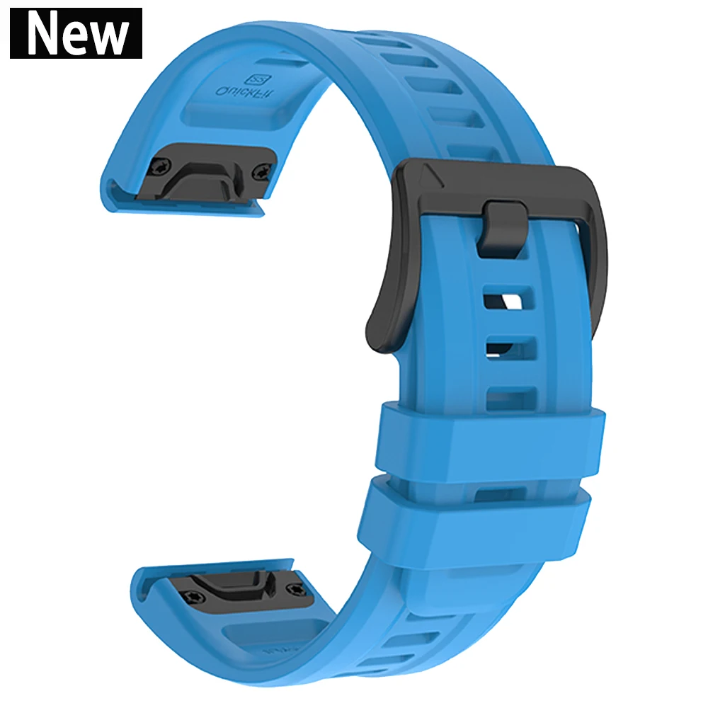 Durable QuickFit Silicone Watch Strap - 26mm/22mm