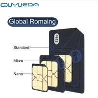 Carte SIM 4G mondiale pour dispositifs intelligents M2M/IoT, pour collier de suivi GPS, appareil IoT, 360 Mo de données, 1 an de trafic Internet rechargeable 3