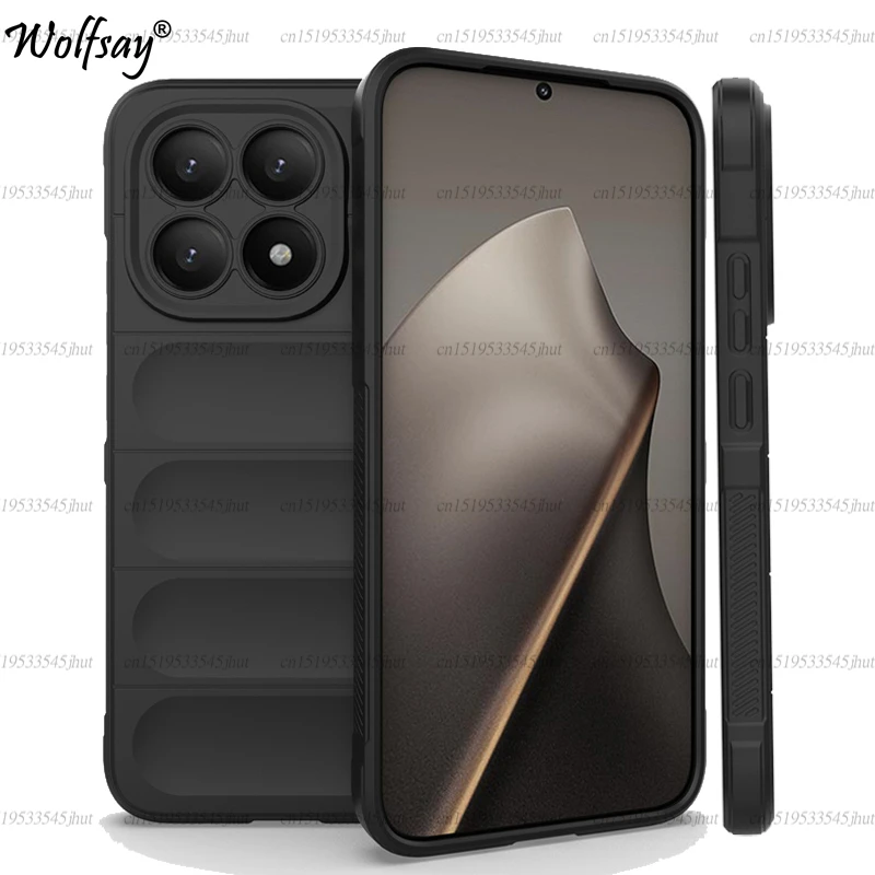 Shockproof Anti-Knock Anti-Slip Soft Silicone Phone Case Back Cover