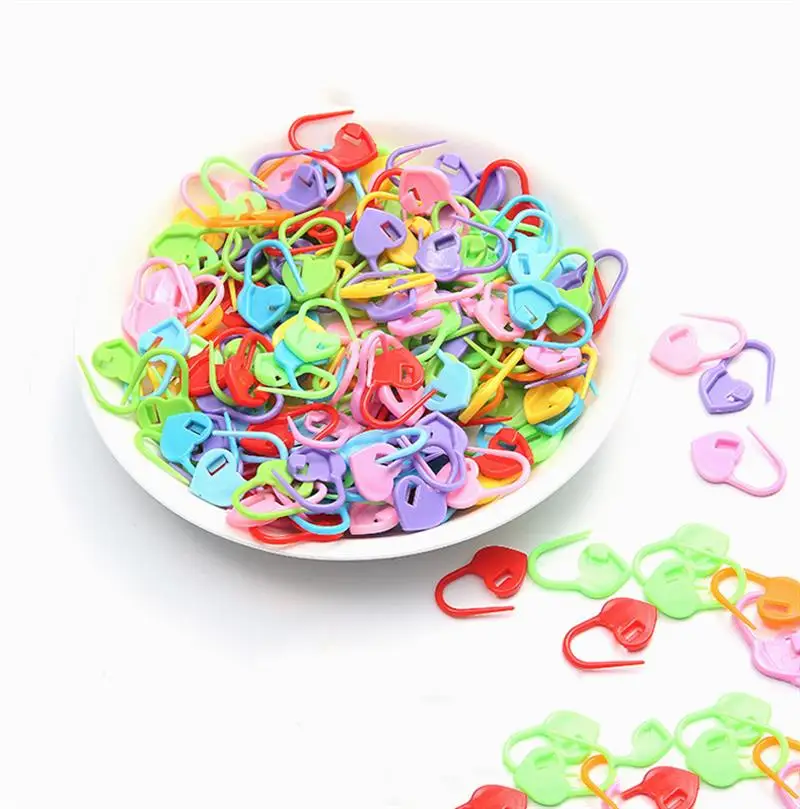 Knitting Tools 20/50 Pack Knitting Tools Small Buckle Plastic Buckle Pin Marker Anti-Unlock Sweater Counter Mark