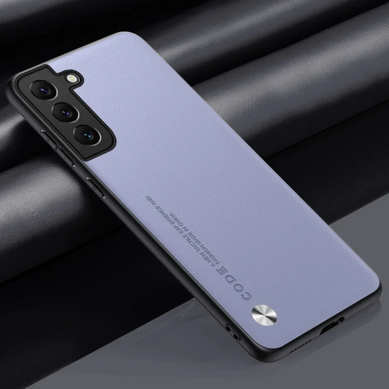 Luxury Leather & Silicone Protective Phone Case Cover