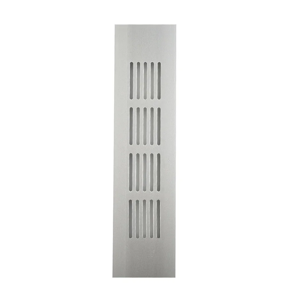 50mm Wide Aluminium Rectangular Cabinet Wardrobe Air Vent Grille Ventilation-Cover for Air Conditioner Closet Shoes Cabinet