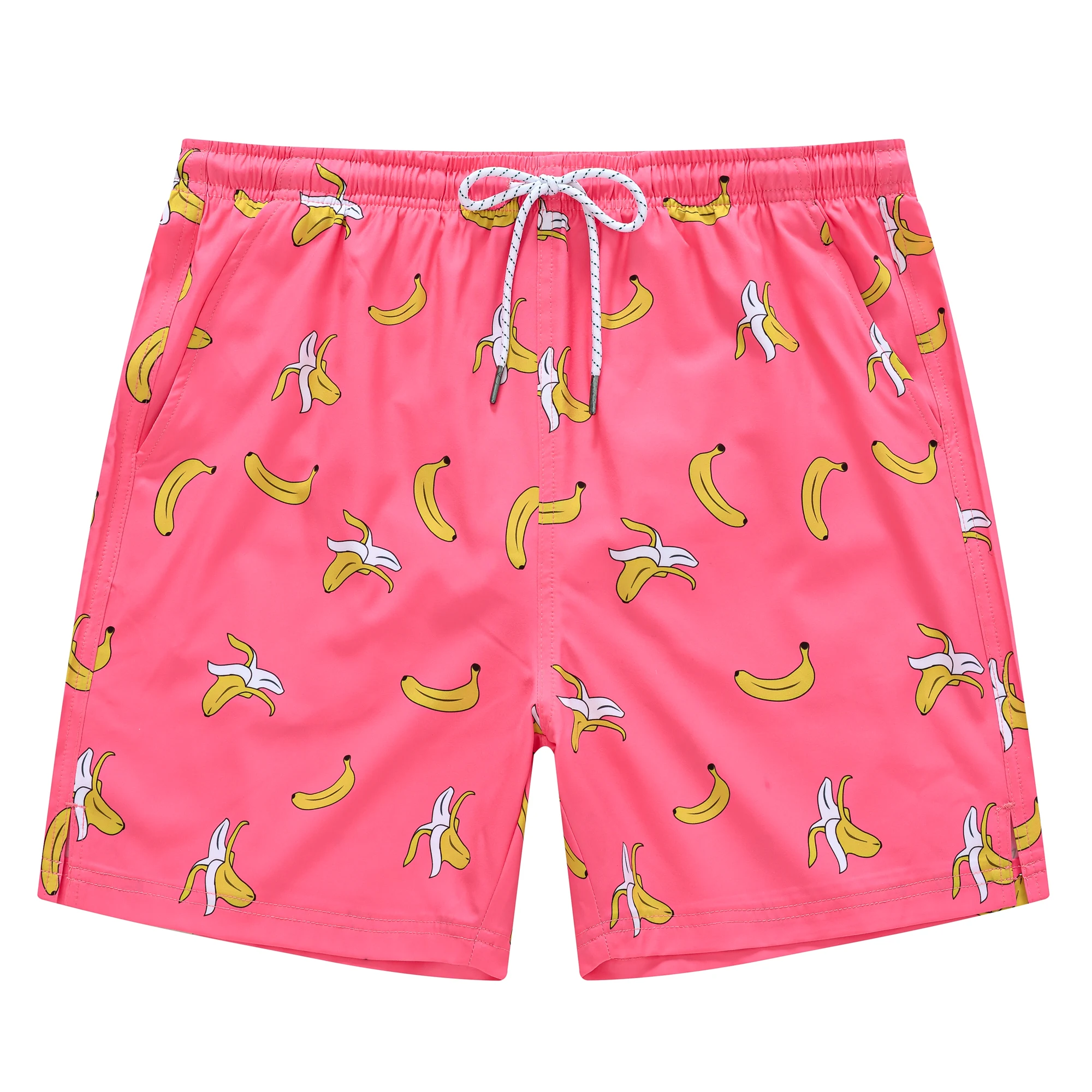 Summer Men's Swim Trunks Quick Dry Swim Shorts Beach Board Swimsuit with Mesh Lining Swim Wear Cartoon Printed Trunks
