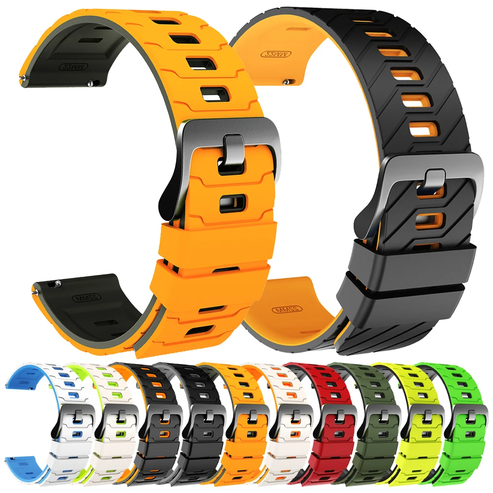 Premium 22mm Wide Replacement Watch Band Strap, Compatible with Smartwatches