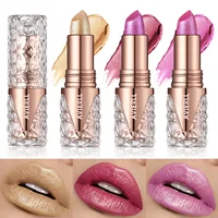 New shiny lipstick long-lasting waterproof pearl fine flash lipstick Velvet Matte Lip Long LastingTint Red Pink Sexy Lips Makeup 1