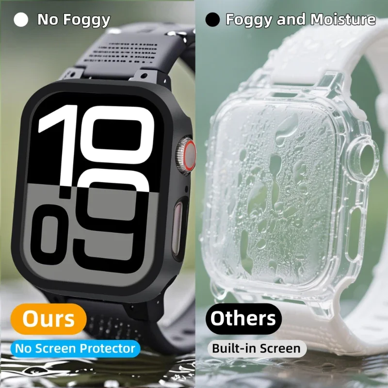 Durable Hollowed Protective Hard Case for Apple Watch Accessories