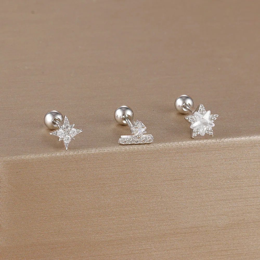 6-Silver-white-3pcs