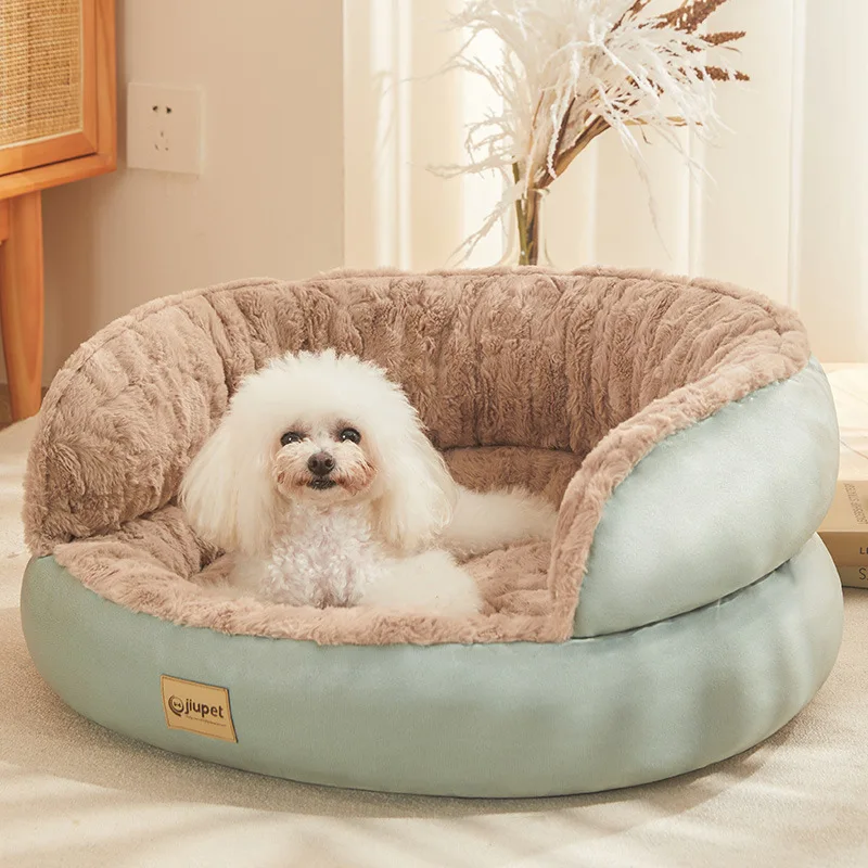 

Cat Beds for Small Dogs and Cats Extra Soft Winter Warm Soft Comfortable Sleeping Basket with Anti-Slip Oxford Bottom Dog Bed