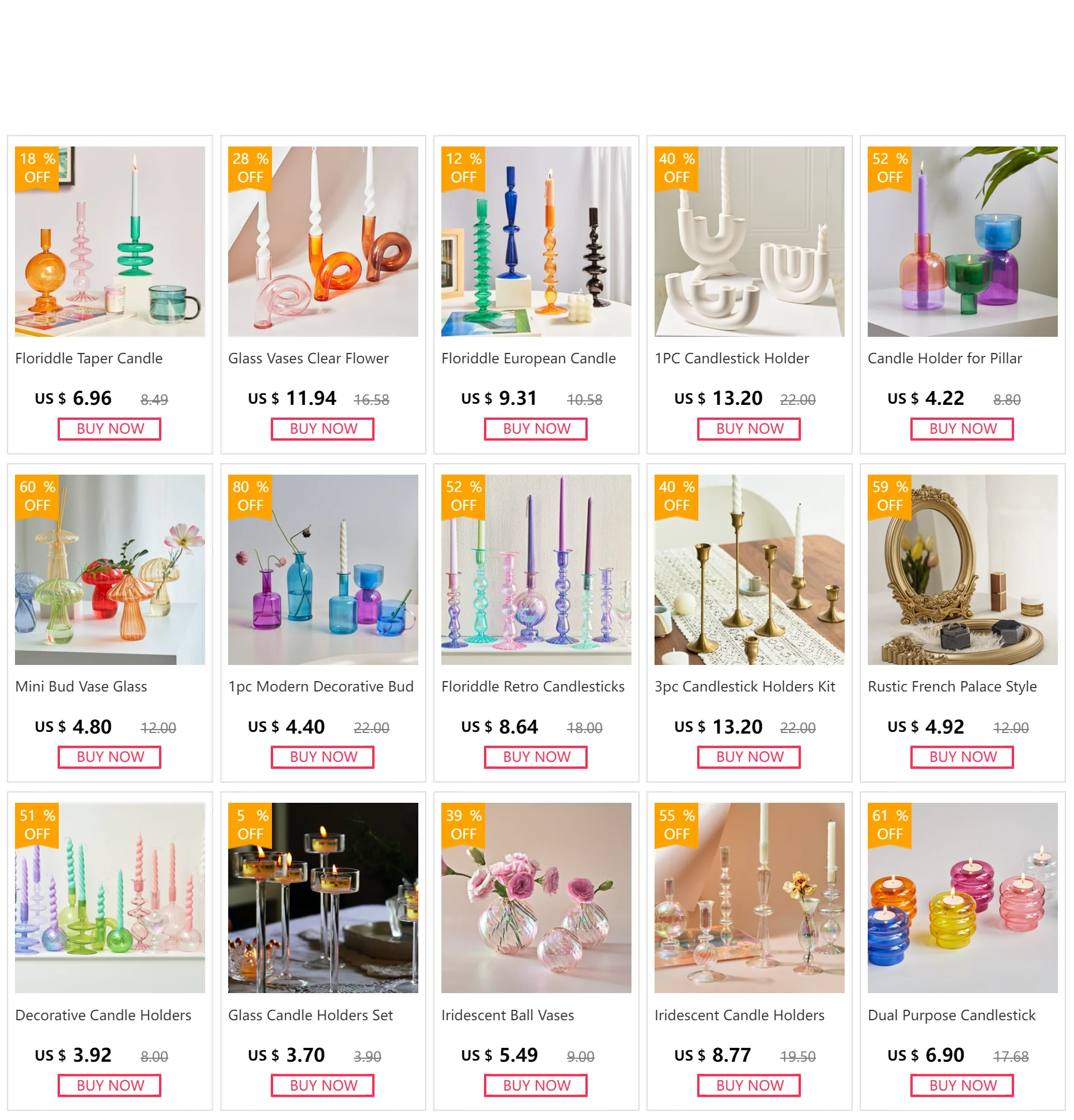 3-teiliges Kerzenständer-Set aus Messing in Gold, Dekorative Kerzenhalter für Hochzeiten, Partys und Festessen – Detail 27