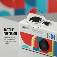 G6 Thumb Keychain Camera 0.96 Inch Retro Mini Action Cameras 1080P Very Small Camcorder Audio Video Recorder Support Memory Card 3