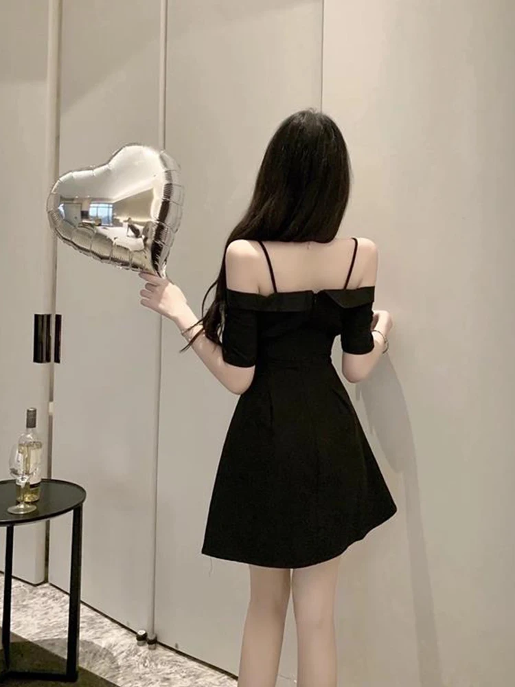 ワンピース S lace up dress mini Black Lace Halterneck Mini Dress | Codami – motelrocks-com-us