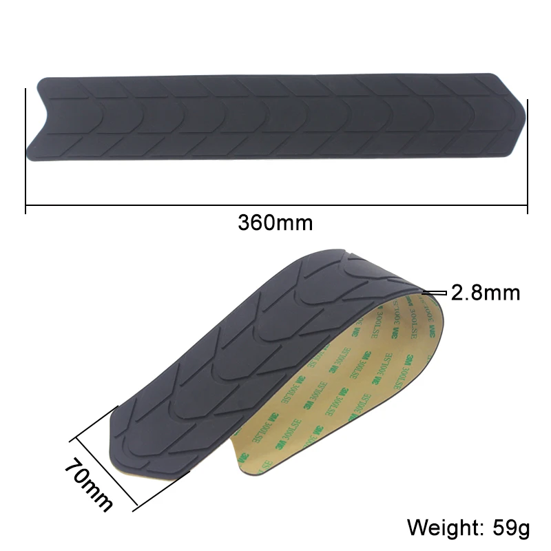 Bicycle Frame Protector HEPPE Bike Frame Protector MTB Road Bike Silicone Scratch-Resistant Sticker Chain Protector Downtube Sticker Chainstay Pad