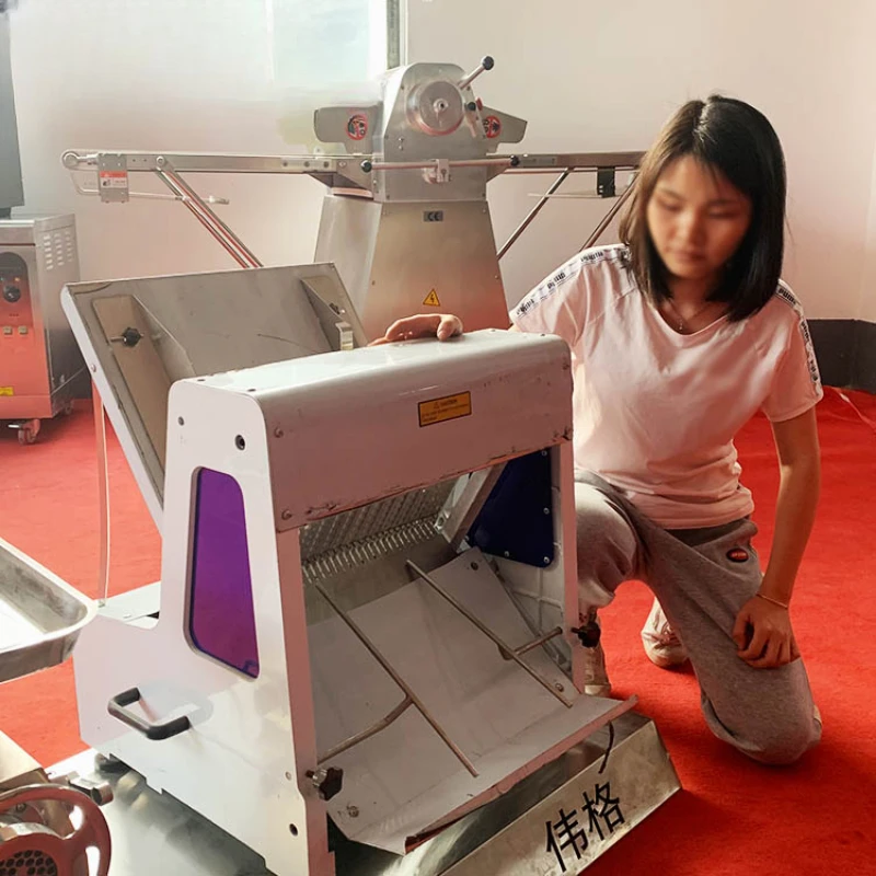 

Industrial Bread Making Machines Toast Bakery Equipment Stainless Steel electric Toast Bread Slicer 31knives machine