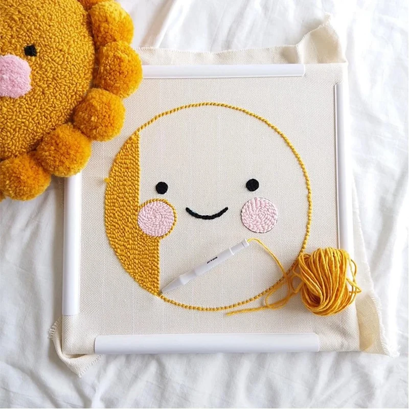 3-Pack Square Embroidery Hoops Cross Stitch Hoops Punch Needle Embroidery Quilting Frame
