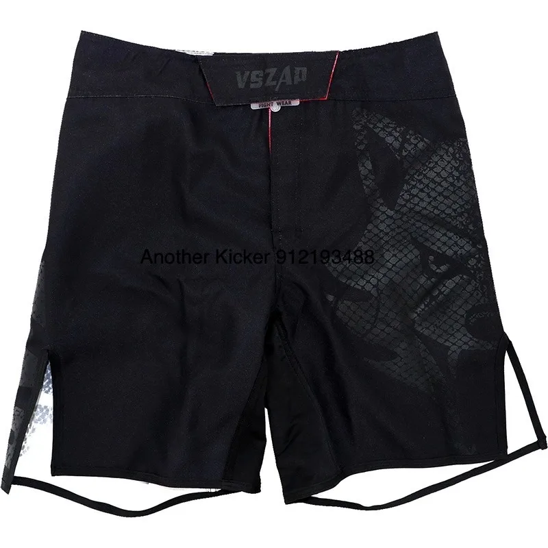 VSZAP Fighting Training Pants MMA Shorts Men's Gym Fitness Boxing Muay Thai Shorts Fighter Jiujitsu Kickboxing Grappling Trunks