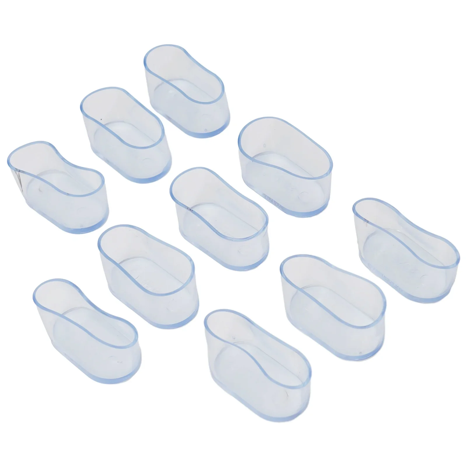 Oval Covers Chair Leg Cap 10Pcs Patio Rubber Floor Protectors For Outdoor Furniture Garden Office 2022 Durable