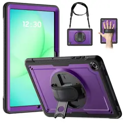 Shockproof Hybrid Stand Tablet Cover for A9 Plus 11inch 2023 (PURPLE)