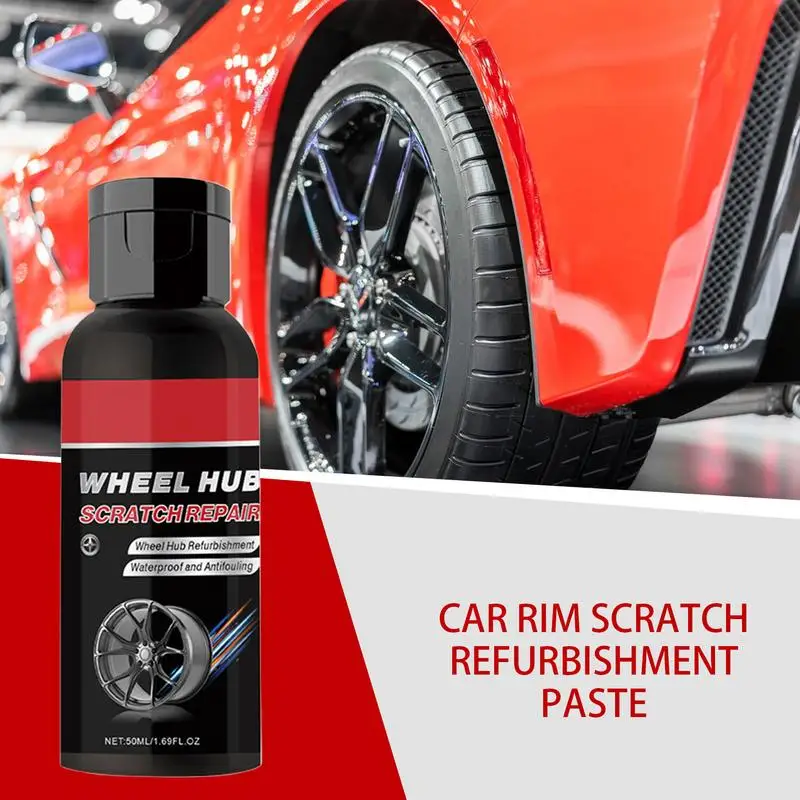 Car Rim Scratch Repair Paste Auto Wheel Hub Care Paste Long-Lasting Tire Retreader For Small Car Sedan RV And Truck