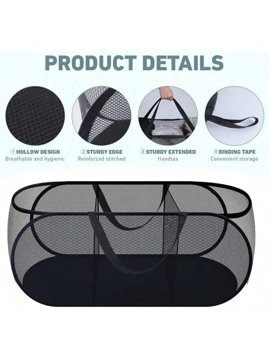 Storage Basket Dirty Clothes Basket Storage Basket Portable Basket Bathroom Dirty Clothes Basket Foldable Dirty Clothes Basket