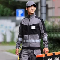 Reflective Work Jacket and Pants Set