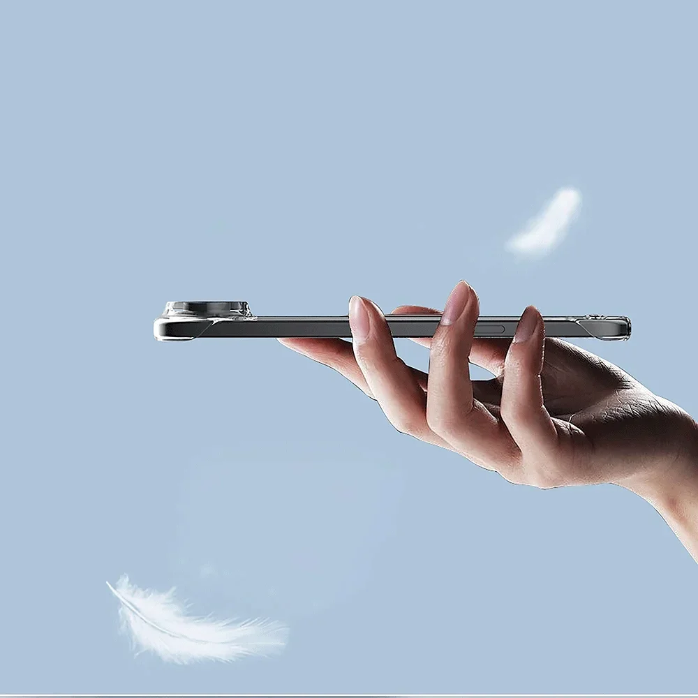 Ultra-Thin Frameless Clear Hard Case with Sleek Design