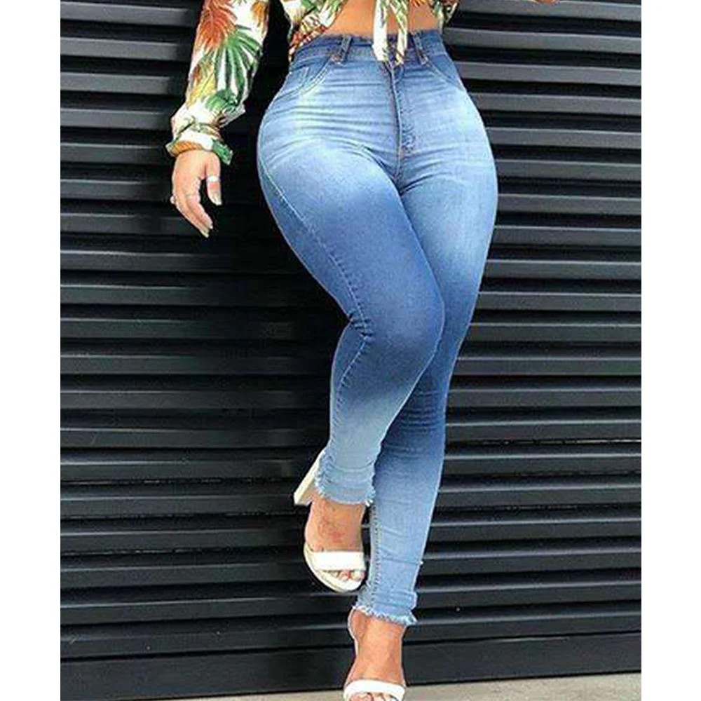 

Women's Winter Clothes Cargos Traf Jeans Fashion High Waist Stretch Pants 2023 New Skinny Jeans Spring Autumn Trousers Leggings