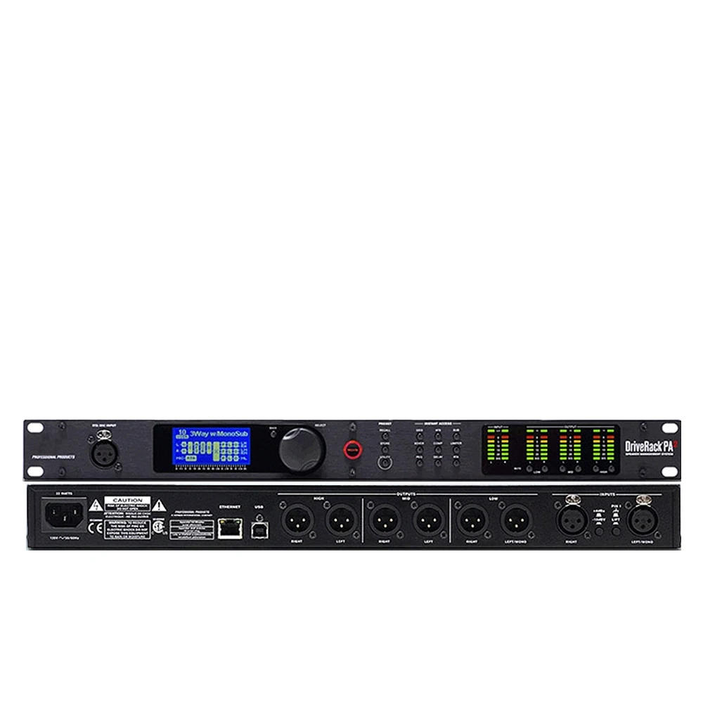 PA2 2 Input 6 Output Stage Audio Processor Original Software Pro Audio Driver Rack Professional Speaker Processor