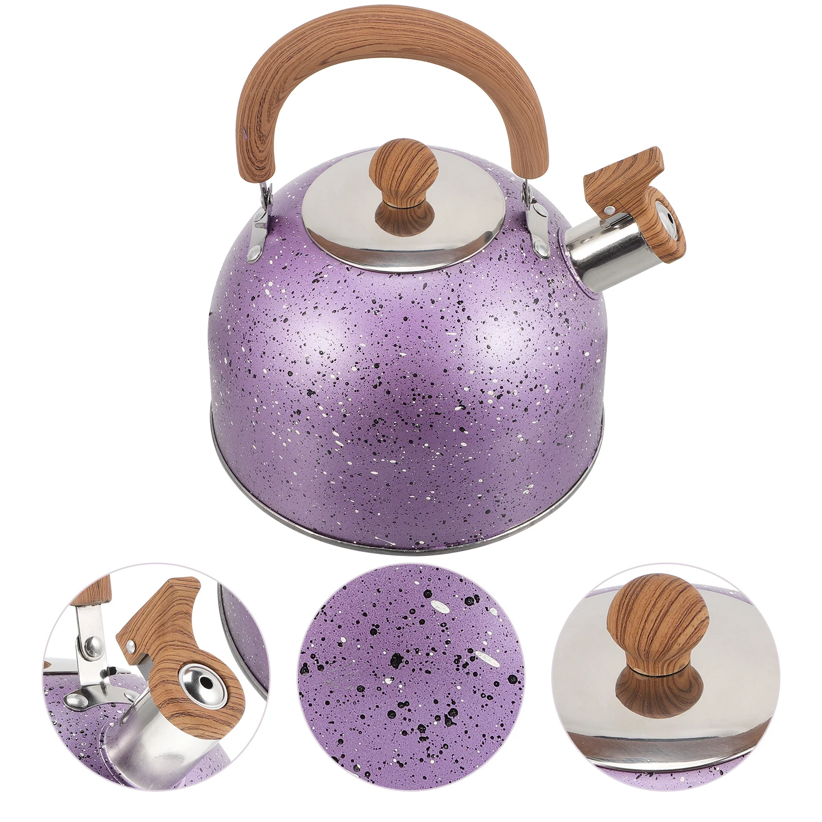 

Boiling Pot Water Kettle for Honk Practical Boiled Wood Metal Make Tea You Can