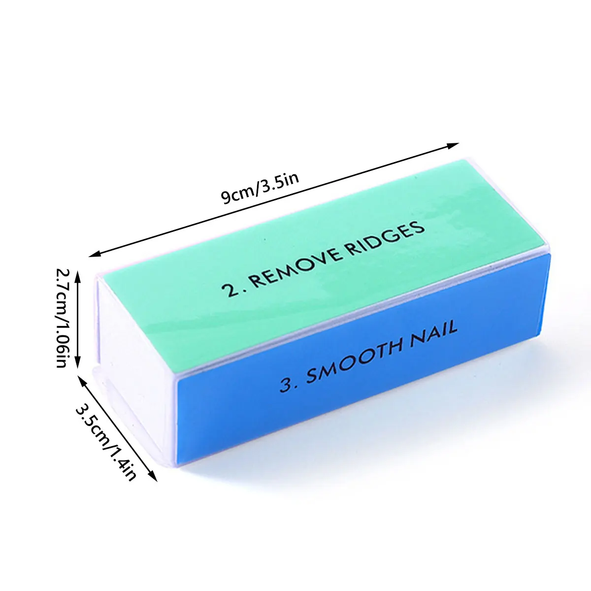 Nail Buffer Professional Nail Buffer Block Reusable File Buffer Polishing Block 4 Way Shine File Polish Nail Manicure Tool