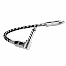 

30cm 1/4inch Right Angle Plugs Electric Guitar Effect Pedal Patch Cable Cord