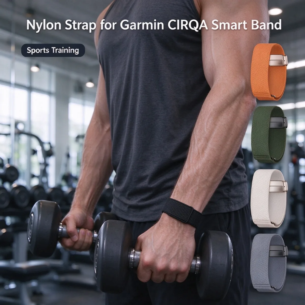 Premium Magnetic Nylon Wristband - Breathable Adjustable Strap with Quick Release