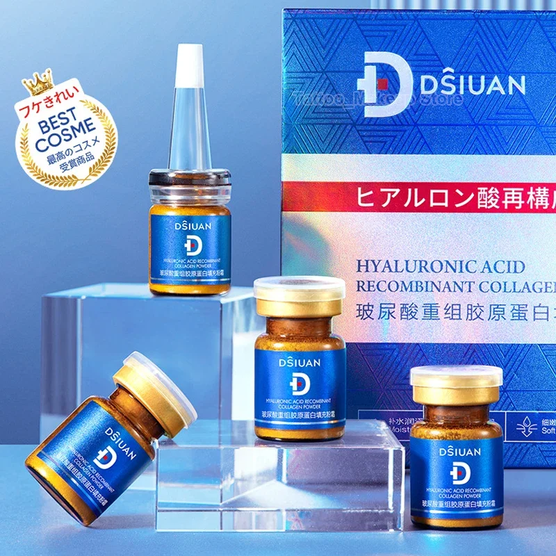 Hyaluronic Acid Essence Collagen Filling Powder Cream Facial Repair Moisturizing Fine Line Lifting Firming Brightening Skin Care 1pc facial mask collagen rose hyaluronic acid soft beauty face hydrojelly organic wholesale peel care off powder anti aging m0o2