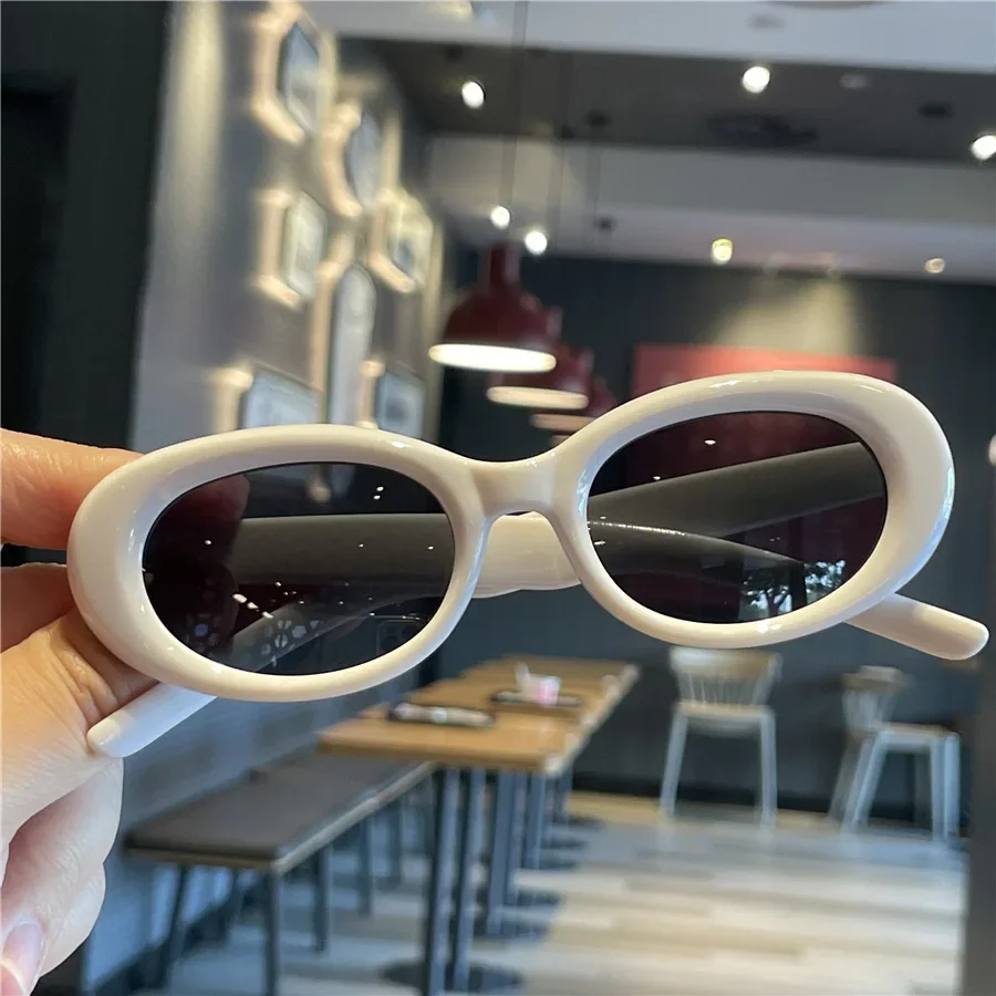 Elliptical Small Frame Children Sun Glasses Children's Sunglasses Fashion Simple Baby Sunglass Parent Child Sunscreen Glasses