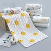 Baby Bath Towel Boy Girl 100% Cotton Baby Towel Blanket For Newborn Baby Bathrobe 6 Layers Gauze Washcloth Infant Swaddle 2