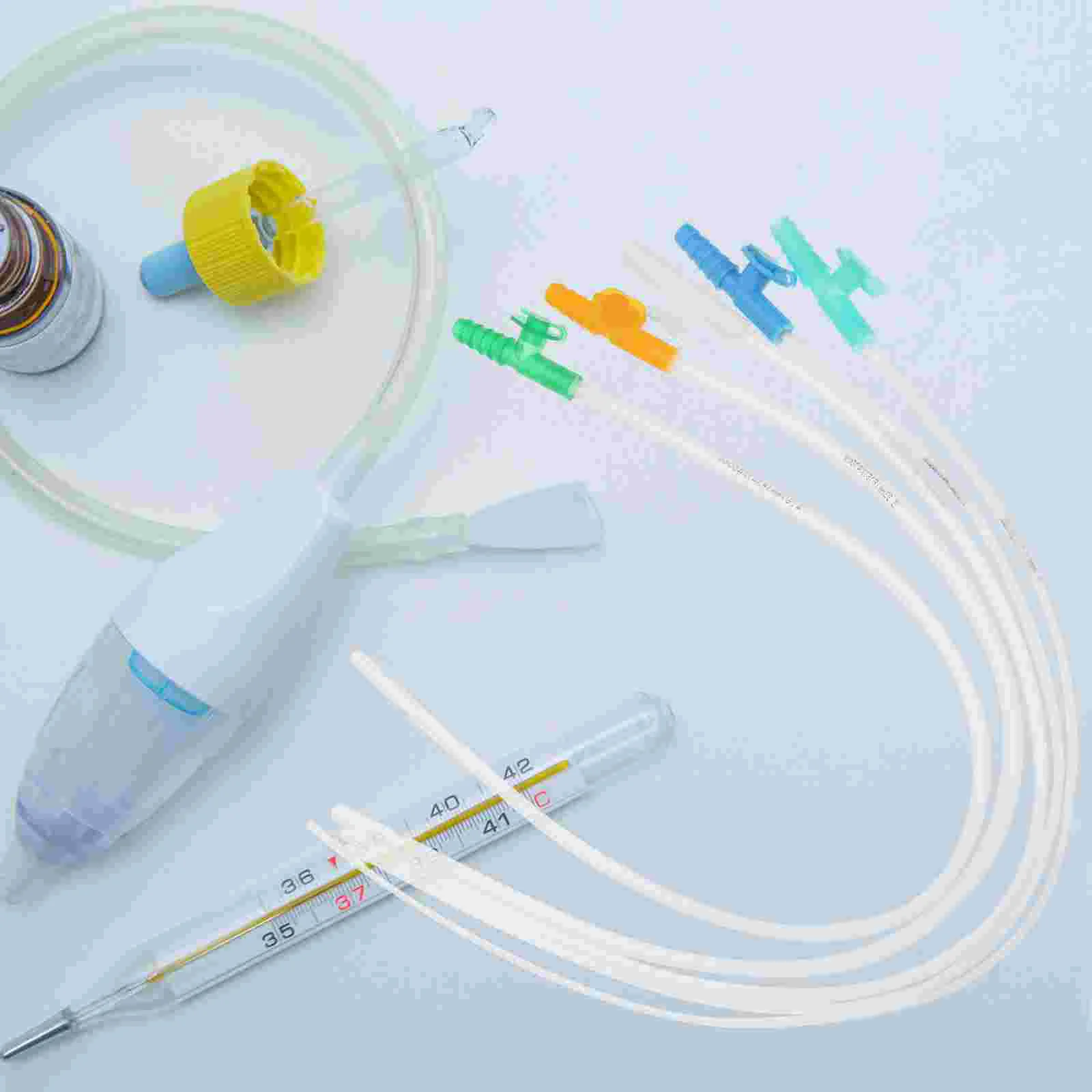 10 Pcs Aspirator Sterile Catheter Suction Mucus Removal Device Adults Soft Household Tubing Silica Gel Catheters Men Child aspirator catheter