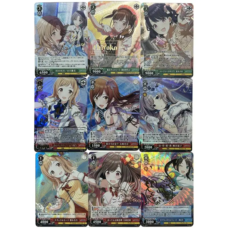 Anime Weiss Schwarz DIY ACG Board Game Battle Flash Cards Yuuki Asuna Shana Toys for boys Collectible Cards Birthday Present