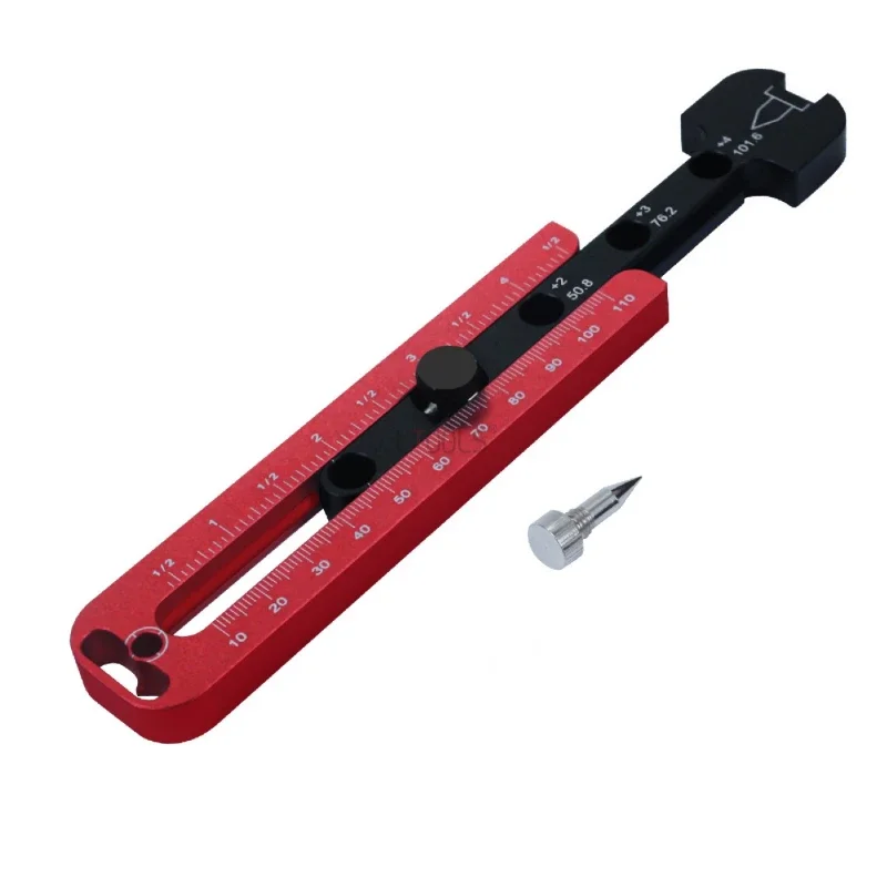 

New Metric/inch Woodworking Drawing Compass Aluminum Alloy Extend Adjustable Round Drawing Engineering Decoration Wood Tool DIY