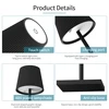 AmmToo Modern Stripe Minimalist Table Lamp USB Wireless Charging LED Desk Lamps for Bedroom Touch Creative Bedside Night Light 2