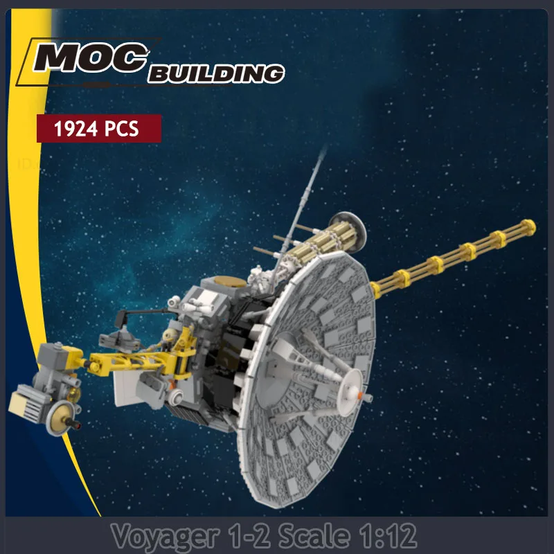 

MOC Space Probe 1:12 Model Space Shuttle Building Block Assembly Education Collection Children's Toys Gifts