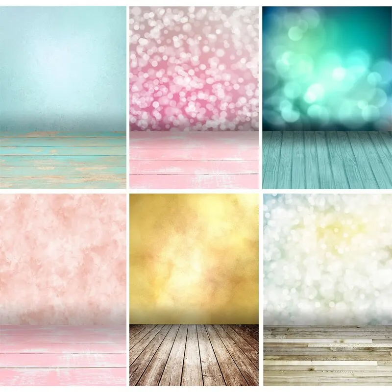 

SHUOZHIKE Vintage Solid Color Photography Backdrops Props Brick Wall Wooden Floor Baby Portrait Photo Backgrounds MB-25