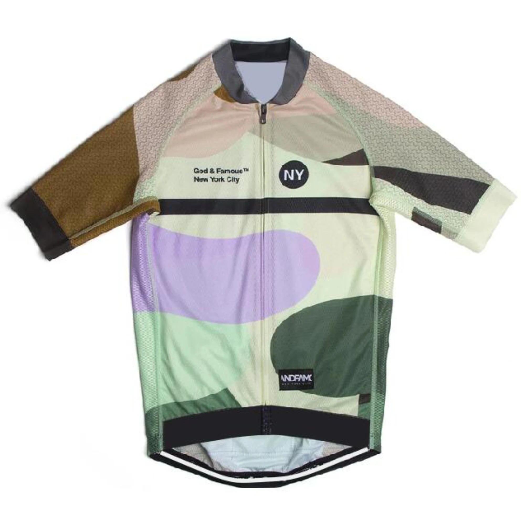 thumbnail image 1 of Camiseta de ciclismo GODANDFAMOUS God&Famous New York City, réplica de ropa de ciclismo de manga corta de verano, 1 of 5