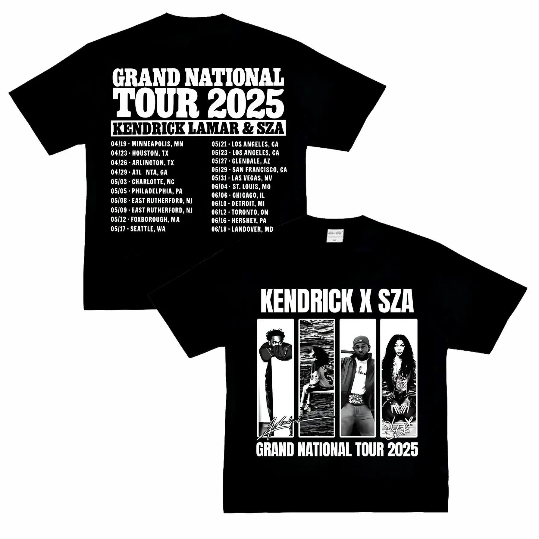 ケンドリック・ラマー & SZA ツアー公式Tシャツ L 黒 ケンドリック・ラマー & SZA ツアー公式Tシャツ M 黒 - メルカリ
