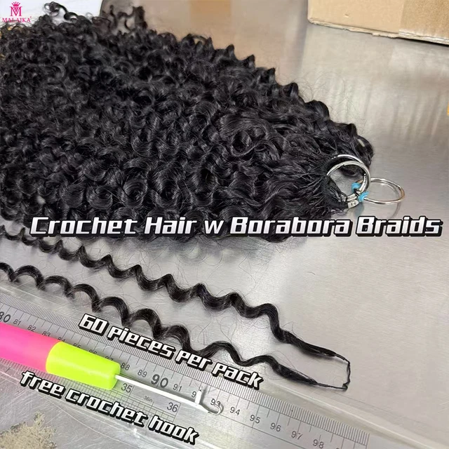 Extensions de cheveux bouclés au crochet, plumes pré-séparées, mèches de cheveux humains pour tressage, couleur naturelle, boucles Jerry Kinky en vrac pour femmes 1