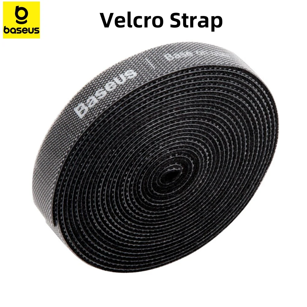 Baseus Velcro Straps Cable Organizer Charging Data Cable Network Winder Clip Office Desktop Management