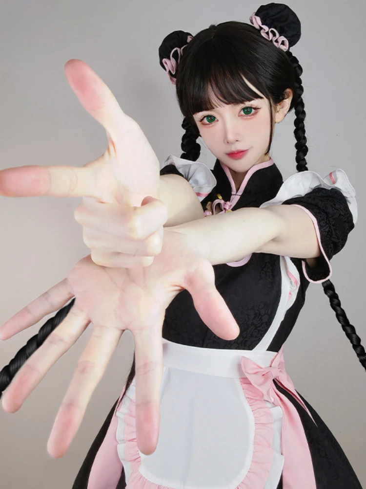 Lolita Maid Dress Babydoll Costumes Cosplay Student Live Show Outfit Schoolgirl Uniform Waitress Apparel CP5XL women cosplay costume